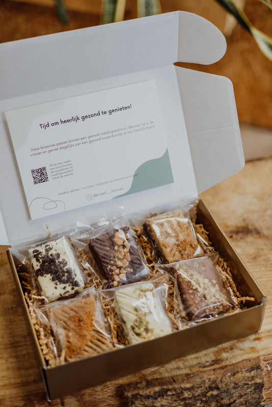Browniebox 6 stuks