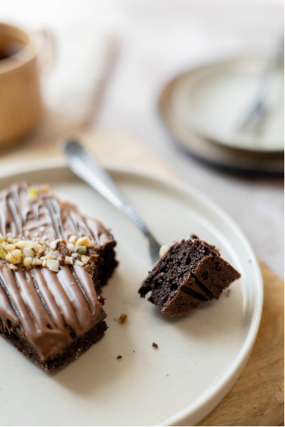 Noten melkchocolade brownie (klein)
